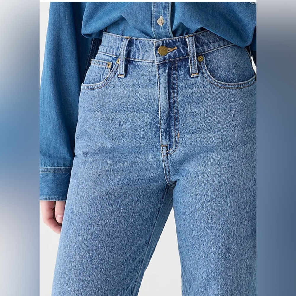 J.Crew slim wide-leg jean 24 Petite in hillside wash NWOT - Picture 2 of 11
